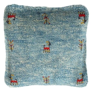 Fine Hand knotted Gabbeh pillow 16"X 16" - Picture 1 of 2