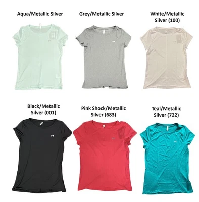 Under Armour Women's HeatGear Short Sleeve Dri Fit Shirt, 1328964 - Image 1 of 2