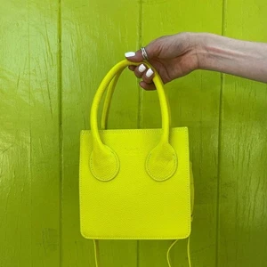 Bolso Micro Pixie Italiano Cuero Grano, Bolso de Mano de Diseñador de Cuero, Cuero de Vaca - Imagen 1 de 11