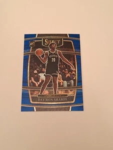 Baloncesto Panini Select Premier 2021-22 azul brillo Day'Ron Sharpe RC #128 - Imagen 1 de 3