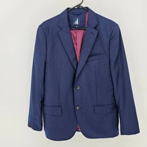 Johnnie-O Business-Blazer dunkelblau Stretch Wolle zwei Knöpfe Preppy 42R - Bild 1 von 11