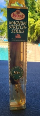 Mann's Bait Magnum Stretch 30+ BLACK BACK MYLAR SDRB887-M Deep Sea Fishing Lure - Image 1 of 4