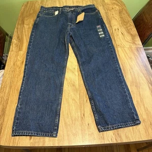 NWT $60 USD Levi's 550 Jeans Mens 36x29 Relaxed Fit Dark Blue Stonewash - Picture 1 of 11