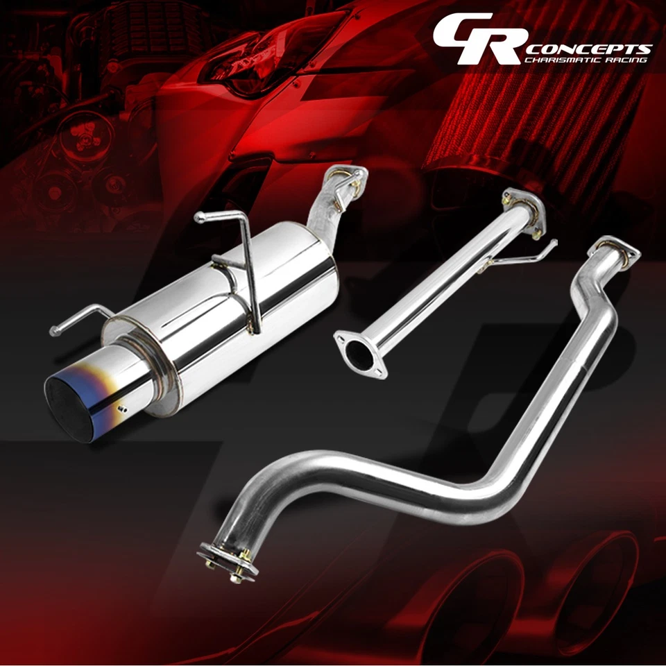 SISTEMA DE ESCAPE 4" SILENCIADOR PUNTA QUEMADA CATBACK CARRERAS PARA 02-06 NISSAN SENTRA 4 PUERTAS Foto 1 de 1