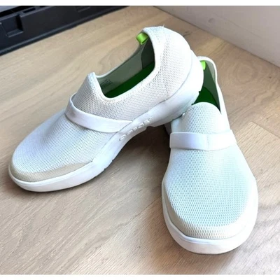 OOFOS Shoes OOmg Low Fibre Women White and Green size 10 - Image 1 of 4