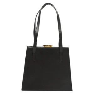 Céline Black Leather Shoulder Bag Authentic - Picture 1 of 22