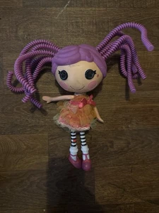 Vintage Lalaloopsy Puppe MGA rosa Haare Knopf Augen gestreifte Socken GNGV Sammlerstück - Bild 1 von 3