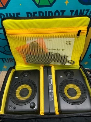 KRK SYSTEMS GOAUX 4 PORTABLE POWERED STUDIO MONITOR PAIR (E10046387) - Image 1 of 3