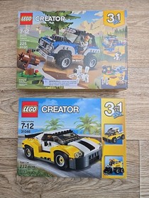 New LEGO Creator 3 in 1 Lot of 2 Sets: 31075 Outback Adventures & 31046 Fast Car