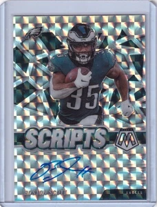 Boston Scott 2021 Mosaic Scripts Prizm Autograph/Auto Philadelphia Eagles #S-BS - Picture 1 of 2