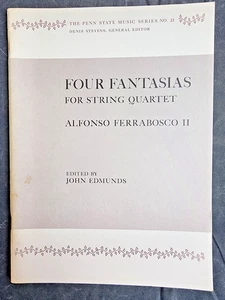 Alfonso Ferrabosco II Vier Fantasien für Streichquartett - Partitur - Bild 1 von 4