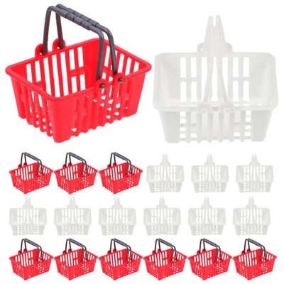  20 Pcs Cesta Piccola Mini Cestini Per Spesa Cestino Della Giocattolo - Immagine 1 di 4