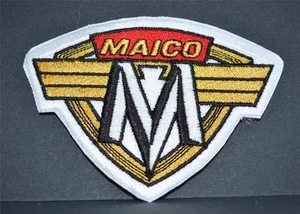 Embroidered cloth badge - ' Maico ' motorcycles - Picture 1 of 1