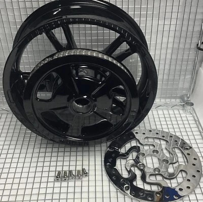 Harley DAVISON ENFORCER 后轮和滑轮玻璃黑色街道滑翔交换 — 第 1/4 张图片