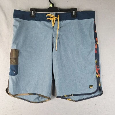 Шорты мужские Billabong Board 38 серые Recycler 73 Pro с карманами на шнуровке камуфляжная отделка - Изображение 1 из 4