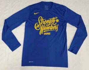 Nike NBA Golden State Warriors Strength In Numbers Mantra Long Sleeve T-Shirt L - Picture 1 of 1