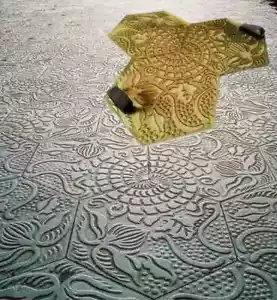 Polyurethane Mat Stamp GAUDIE Texturing Concrete Imprint Stamping Texture - Picture 1 of 8