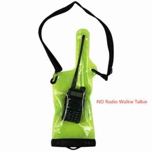 PVC Wasserdicht Tasche Regenfest Case Brustfest Schutzhülle Radio Walkie Talkie - Bild 1 von 6