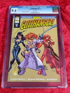 Cliffhanger! #0 Exclusive Wizard Sketchbook Wildstorm CGC 9.6 1997 - Picture 1 of 3