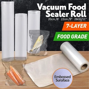 20/22/28X6M Rolls Vacuum Food Sealer Saver Bag Seal Storage Commercial Grade - Picture 1 of 23