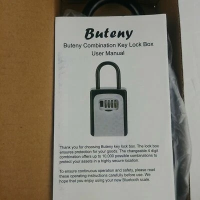  BUTENY COMBINATION KEY LOCK BOX CODE KEY STORAGE COMBO DOOR SECURITY LOCK NEW  - Image 1 of 3