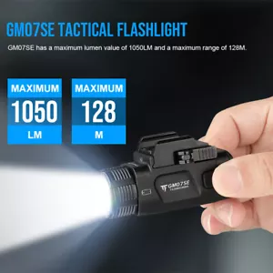 Trustfire GM07-SE Tacktisch Jagdlicht 1050LM Wiederaufladbar Jagd Taschenlampe - Bild 1 von 19