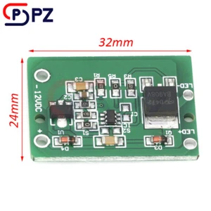 12V Capacitive Touch Switch Button Module Inching Latch with Relay TTP223 Module - Picture 1 of 5