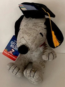 Hallmark Stuffed Snoopy Graduation Gift Card or Money Holder Peanuts - Picture 1 of 5