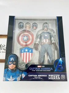 MAFEX No.220 CAPTAIN AMERICA Classic Suit MARVEL Figure NEW - Picture 1 of 2