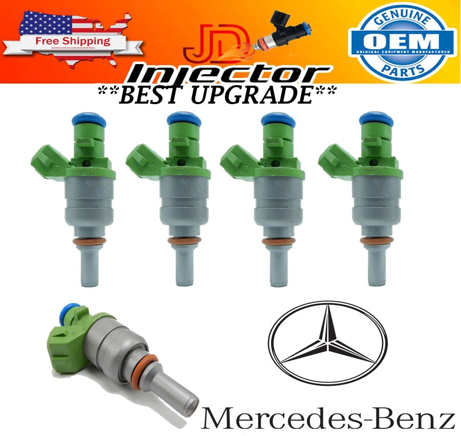 4X Injetores de Combustível Siemens Atualizados Mercedes-Benz C230 2003 - 20051.8  - Imagem 1 de 1