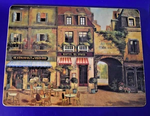 Pimpernel Parisian Scenes Cork-Backed Placemats Set of 2 size 15 3/8" X 11 1/2" - Picture 1 of 1