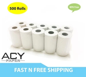 ACYPAPER, 2 1/4" x 50' Thermal Paper, (500 Rolls), FREE TWO DAY SHIPPING - Picture 1 of 5