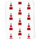 'I Love Albania' Gift Wrap / Wrapping Paper / Gift Tags (GI032694)