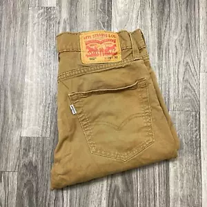LEVI'S 502 Original Regular Fit Tapered Leg Khaki Denim Jeans Herren Größe W29/L32 - Bild 1 von 11