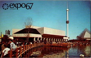 Postkarte Garden of Stars Expo67 Montreal Kanada Chrom unverpostet - Bild 1 von 2