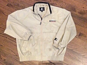 Chaqueta cortavientos Starter Bomber talla XL beige Newport Rhode Island Y2K preppy - Imagen 1 de 12