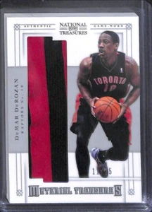 2012-13 Panini National Treasures Material Treasures #75 DeMar DeRozan  - Picture 1 of 2