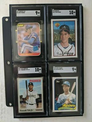 Pro Slab 3-Ring Binder Page Graded SGC Card Holders Protector