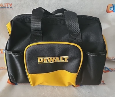 New Dewalt 12-1/2” 3-Pocket Heavy Duty Nylon Tool Bag N712936 with Skids - Image 1 of 4