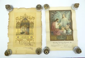 Christian Panitka Komunii Chrztu Swietego Familiendokumente Bibeldrucke 1936 - Bild 1 von 12