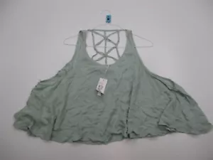 Nuevo top GLAMORO para mujer talla XS sin mangas verde menta - Imagen 1 de 7