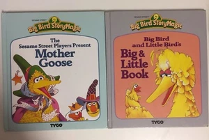 Sesame Street Big Bird Story Magic Mother Goose and Big & Little Book HC 1987 - Bild 1 von 6