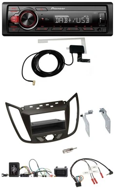 Pioneer 1DIN MP3 DAB USB Lenkrad Autoradio für Ford C-Max Kuga braun - Bild 1 von 4