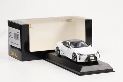 1:43 Carnel Di Kyosho Lexus LC500H GWZ100 2017 L Package Bianco CN431704 - Immagine 1 di 4