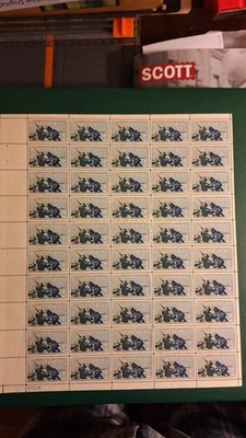 U.S. Scott #1180, M/F/NH, Mint Sheet, Gettysburg, 5 cent, p-11, 1963 - Image 1 of 4