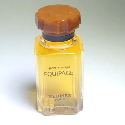 Hermes Equipage Après Rasage Aftershave Botella Vintage .3 Fl Oz Tamaño de Viaje Foto 1 de 4