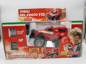 Gig Nikko R/C Radio Control 1:19 VIGILI DEL FUOCO 115 Vintage Super Off Road - Foto 1 di 5