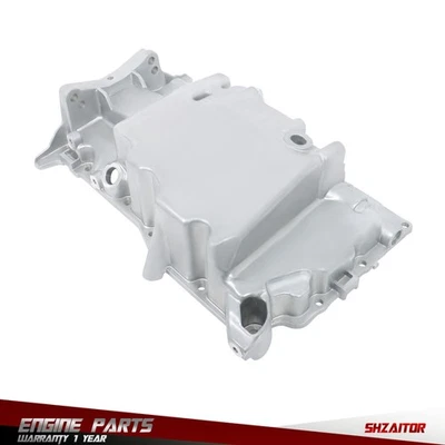 Engine Oil Pan w/ Drain Plug For Saab 9-3 2003-11 9-3X 2010-11 9-5 2011 2.0L L4 - Image 1 of 4