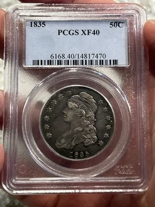 1835 Capped Bust Half Dollar XF40 PCGS! Rare Type Coin*** - Picture 1 of 9