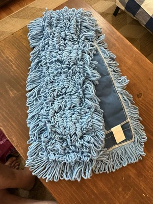 Coastwise 48x6 英寸防尘拖把头切割端蓝色 — 第 1/4 张图片